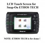 LCD Touch Screen Digitizer Replacement for SNAP-ON ETHOS Tech